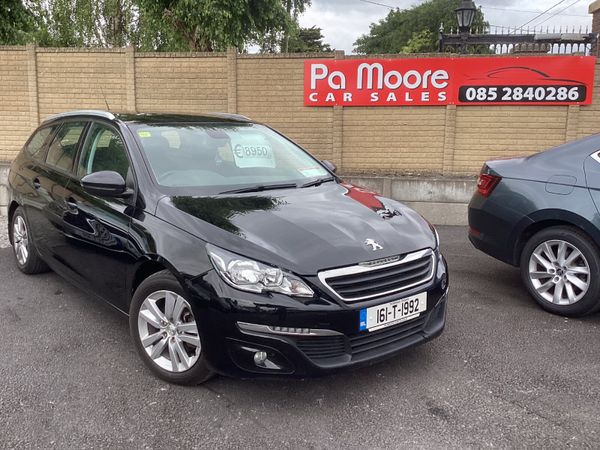 Peugeot 308 Estate, Diesel, 2016, Black
