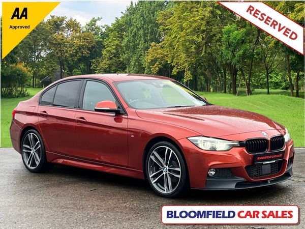 BMW 3-Series Saloon, Diesel, 2018, Orange