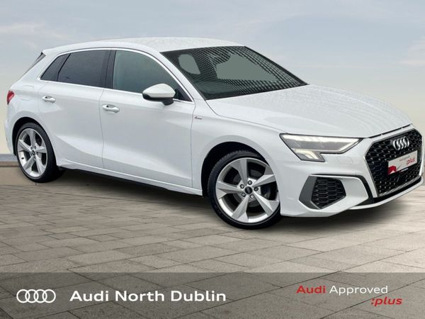 Audi A3 Hatchback, Petrol Plug-in Hybrid, 2023, White