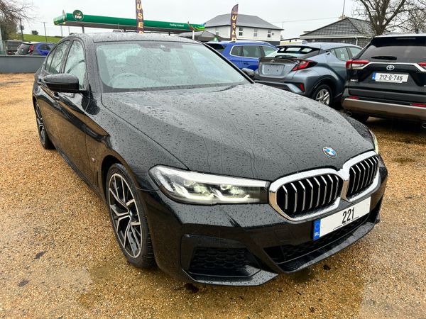BMW 5-Series Saloon, Diesel Hybrid, 2022, Black