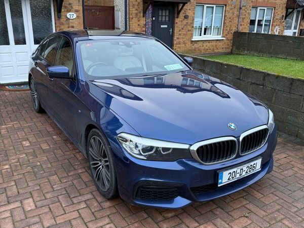 BMW 5-Series Saloon, Diesel, 2020, Blue