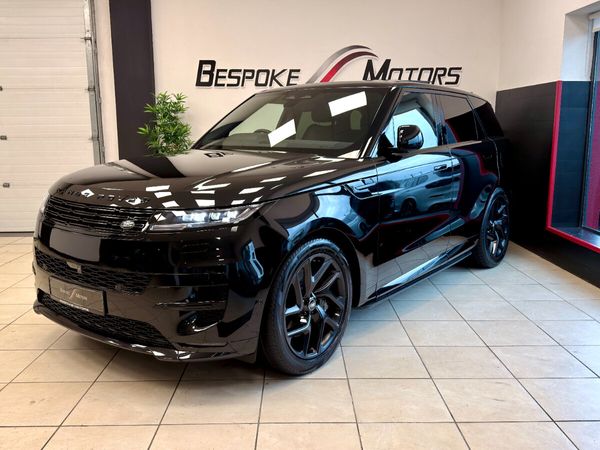 Land Rover Range Rover Sport SUV, Petrol Hybrid, 2024, Black