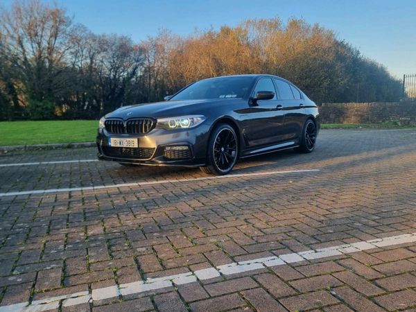 BMW 5-Series Saloon, Petrol Plug-in Hybrid, 2018, Grey