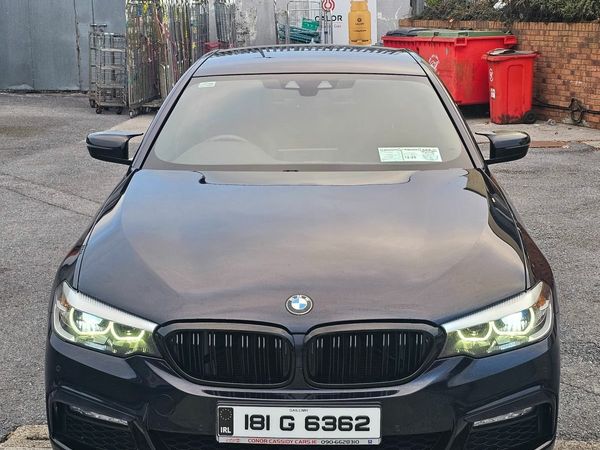 BMW 5-Series Saloon, Diesel, 2018, Black