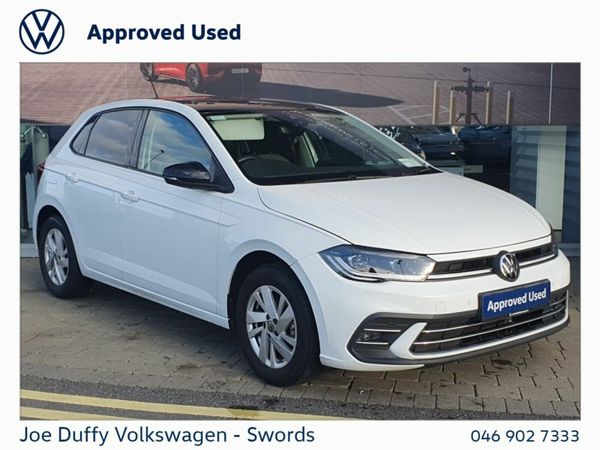 Volkswagen Polo Hatchback, Petrol, 2023, White