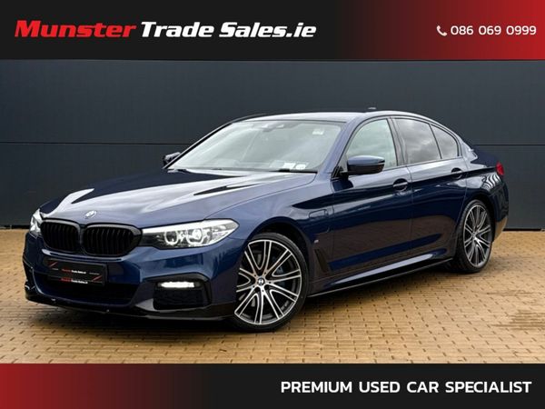 BMW 5-Series Saloon, Petrol Plug-in Hybrid, 2019, Blue