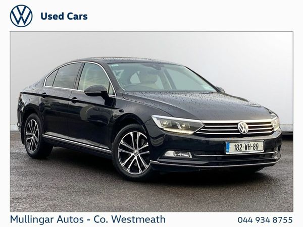Volkswagen Passat Saloon, Diesel, 2018, Black