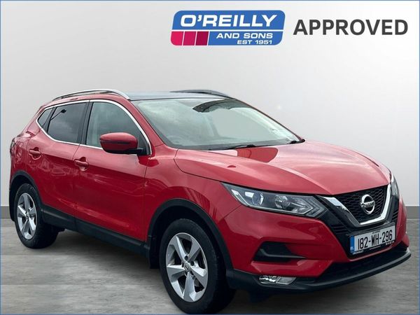 Nissan Qashqai MPV, Petrol, 2018, Red