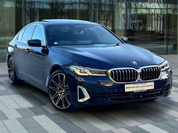 BMW 5-Series Saloon, Petrol Plug-in Hybrid, 2020, Blue