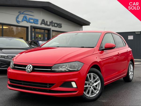 Volkswagen Polo Hatchback, Petrol, 2018, Red