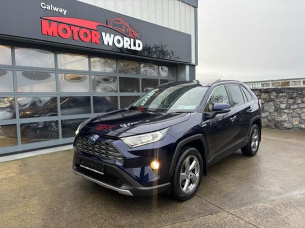 Toyota RAV4 SUV, Petrol Hybrid, 2021, Blue