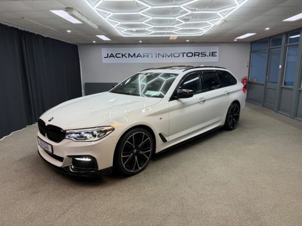 BMW 5-Series Estate, Diesel, 2017, White