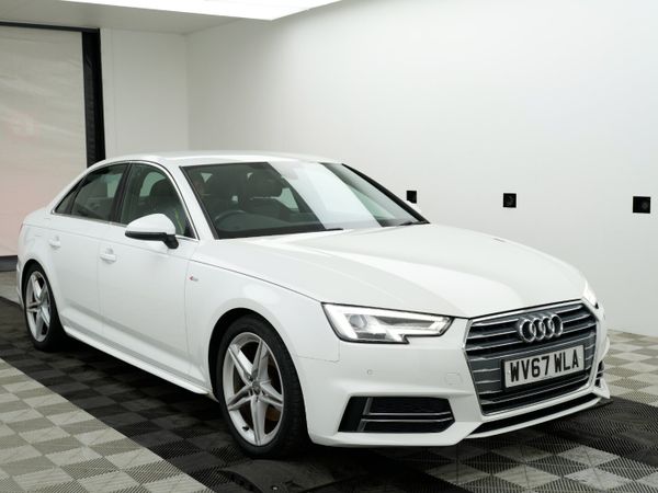 Audi A4 Saloon, Petrol, 2017, White