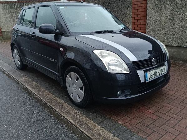 Suzuki Swift Hatchback, Petrol, 2008, Black