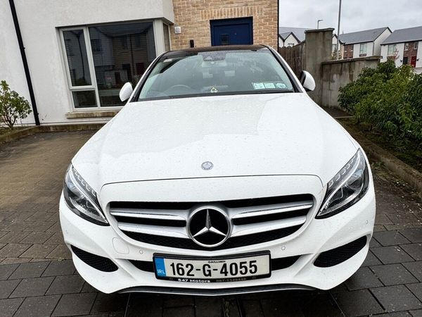 Mercedes-Benz C-Class Saloon, Petrol Plug-in Hybrid, 2016, White
