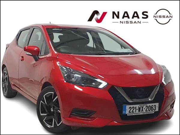 Nissan Micra Hatchback, Petrol, 2022, Red