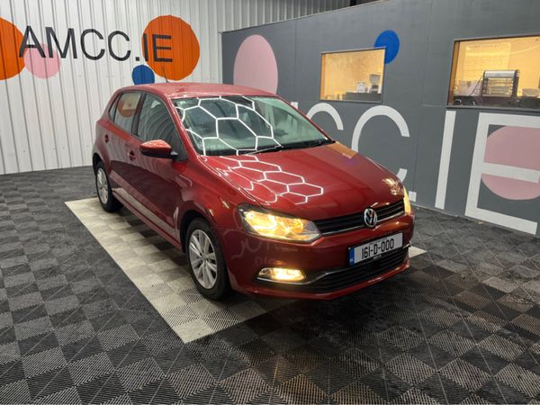 Volkswagen Polo Hatchback, Petrol, 2016, Red