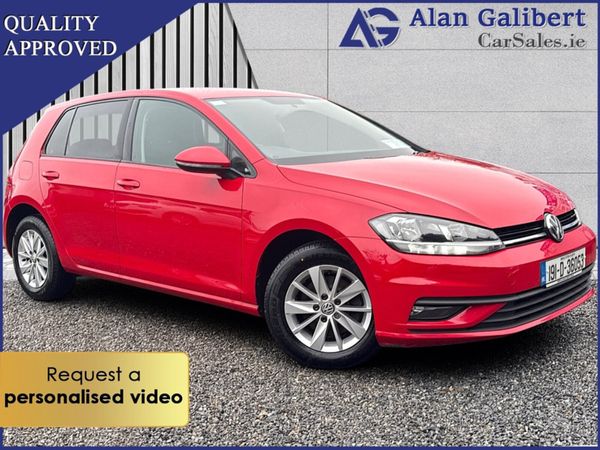 Volkswagen Golf Hatchback, Diesel, 2019, Red