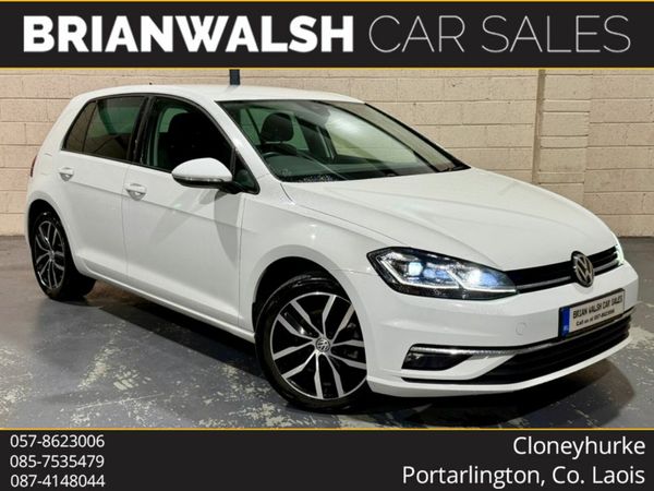 Volkswagen Golf Hatchback, Petrol, 2018, White