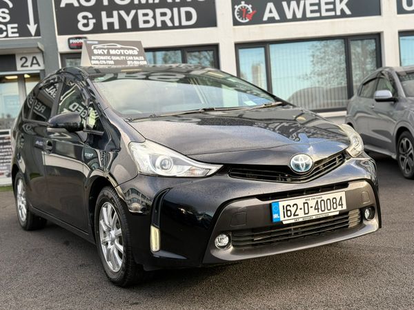 Toyota Prius MPV, Petrol Hybrid, 2016, Black