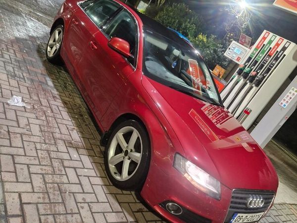 Audi A4 Saloon, Diesel, 2009, Red