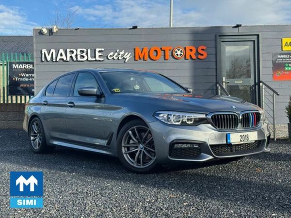 BMW 5-Series Saloon, Diesel, 2018, Blue