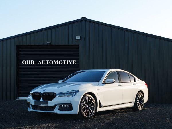 BMW 7-Series Saloon, Petrol Hybrid, 2017, White