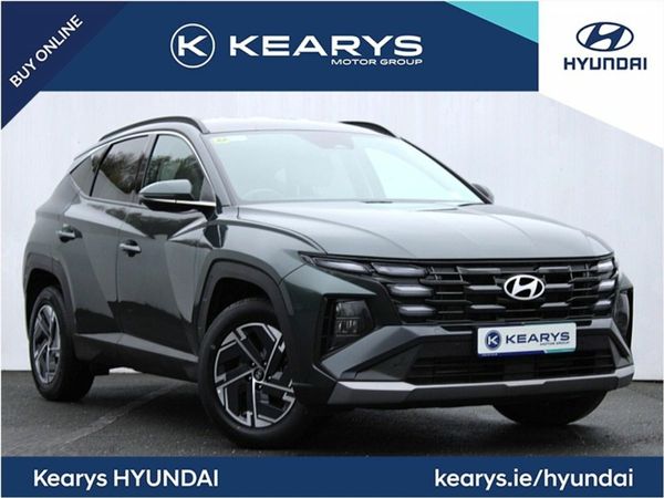 Hyundai Tucson SUV, Petrol Hybrid, 2025, Green