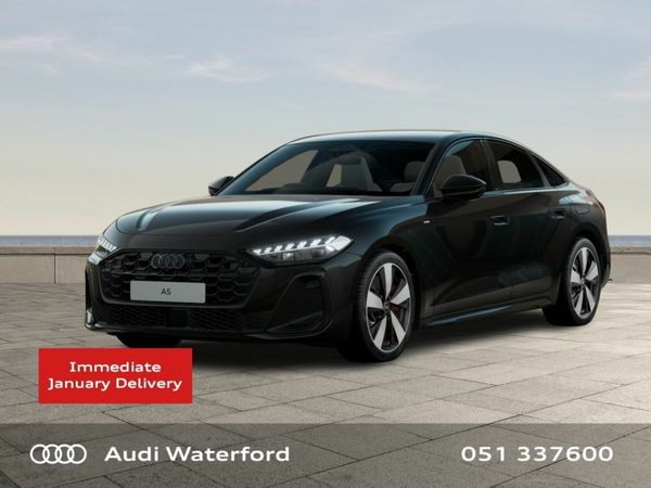 Audi A5 Saloon, Petrol Plug-in Hybrid, 2026, Black