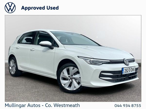 Volkswagen Golf Hatchback, Petrol Hybrid, 2025, White