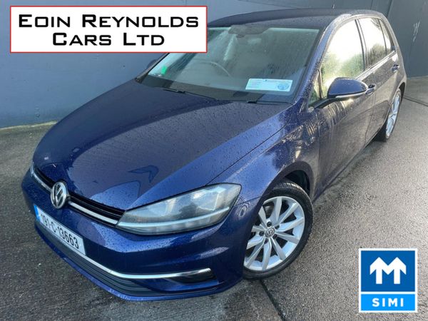 Volkswagen Golf Hatchback, Diesel, 2019, Blue