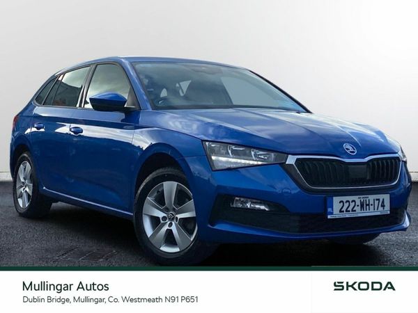 Skoda Scala Hatchback, Petrol, 2022, Blue