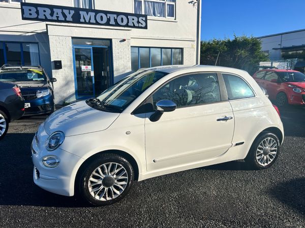 Fiat 500 Hatchback, Petrol, 2016, White