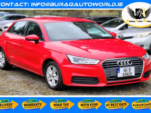 Audi A1 Hatchback, Petrol, 2016, Red