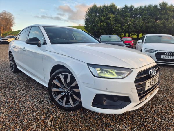 Audi A4 Saloon, Diesel Hybrid, 2021, White