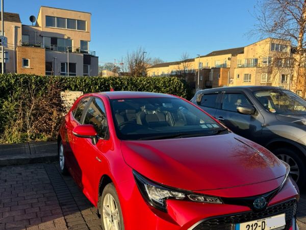 Toyota Corolla Hatchback, Petrol Hybrid, 2021, Red