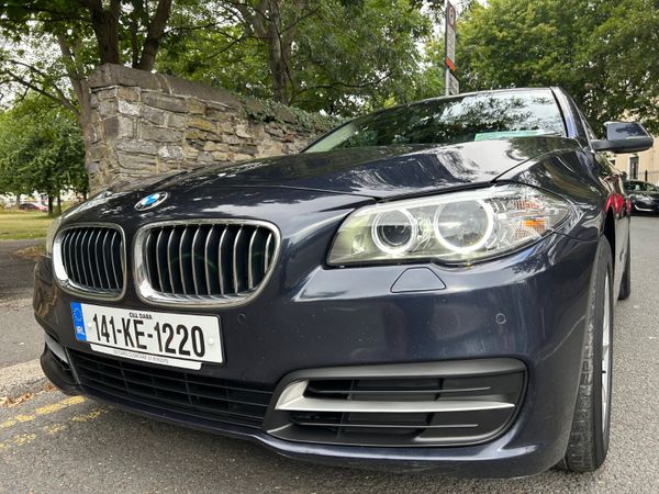 BMW 5-Series Saloon, Diesel, 2014, Blue