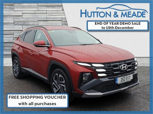 Hyundai Tucson SUV, Petrol Plug-in Hybrid, 2025, Red