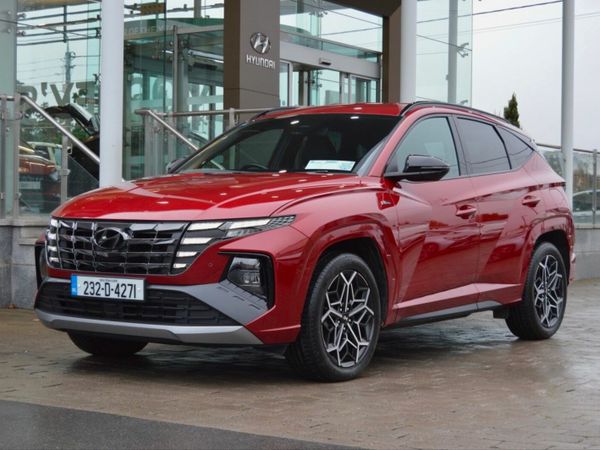 Hyundai Tucson SUV, Petrol Plug-in Hybrid, 2023, Red