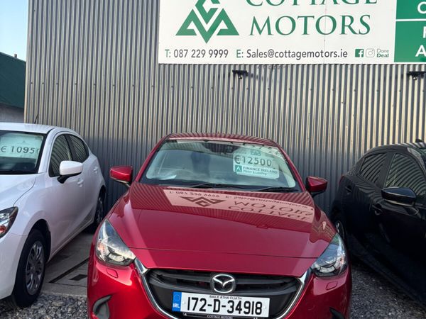 Mazda Demio Hatchback, Petrol, 2017, Red