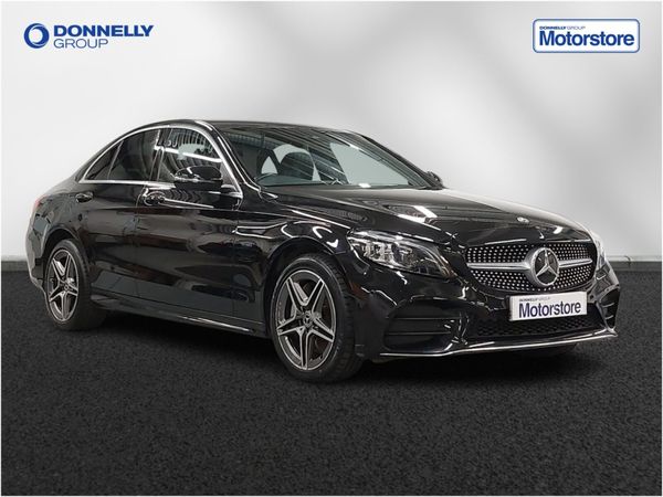 Mercedes-Benz C-Class Saloon, Diesel Hybrid, 2020, Black