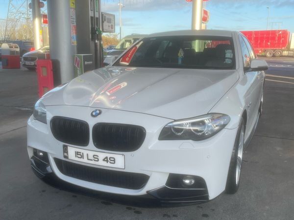 BMW 5-Series Saloon, Diesel, 2015, White