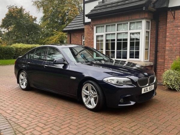 BMW 5-Series Saloon, Diesel, 2012, Blue