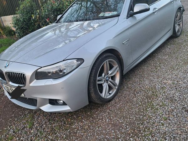 BMW 5-Series Saloon, Diesel, 2013, Silver