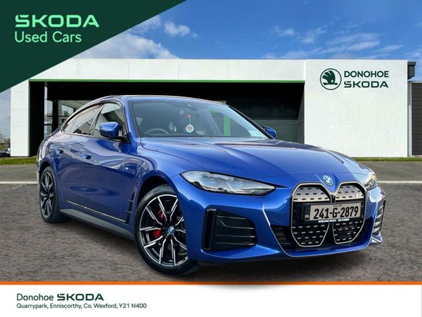 BMW i4 Saloon, Electric, 2024, Blue