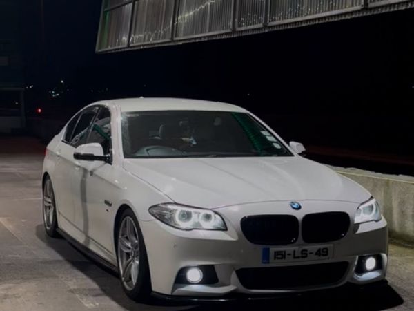 BMW 5-Series Saloon, Diesel, 2015, White