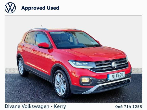 Volkswagen T-Cross SUV, Diesel, 2020, Red