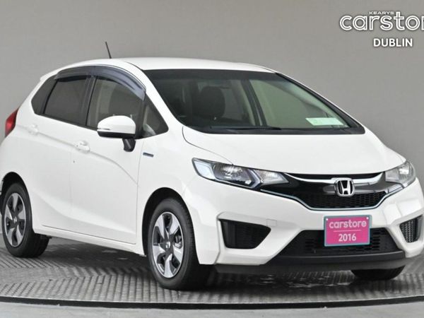 Honda Fit Hatchback, Petrol Hybrid, 2016, White