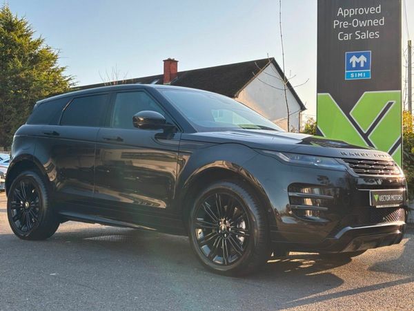 Land Rover Range Rover Evoque SUV, Petrol Hybrid, 2025, Black
