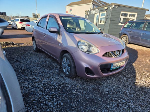 Nissan March Hatchback, Petrol, 2016, Pink